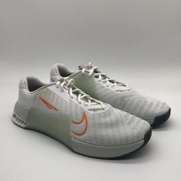 New Nike Metcon 9 Men's White Light Silver Gym Training Shoes DZ2617-101 NWOB - Picture 2 of 5